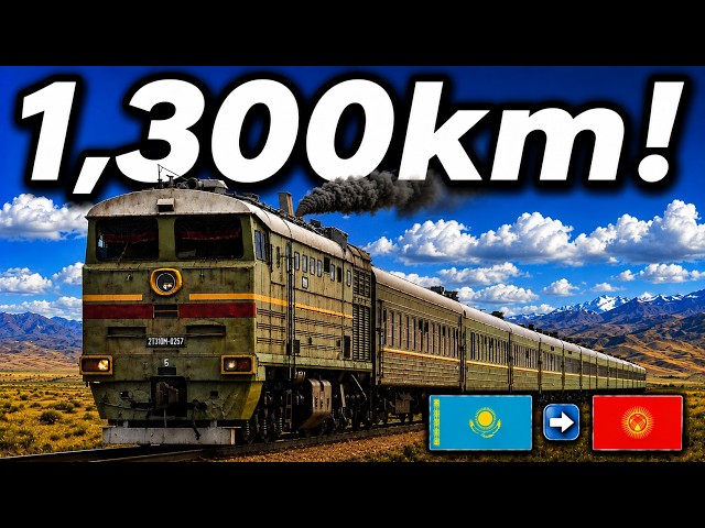 I Took a 26 HOUR Sleeper Train from Kazakhstan to Kyrgyzstan!