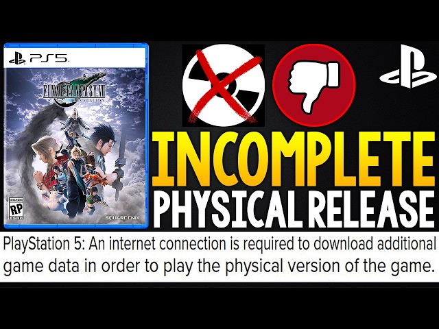 Final Fantasy VII Revelation is Getting DESTROYED for INCOMPLETE PHYSICAL Release!