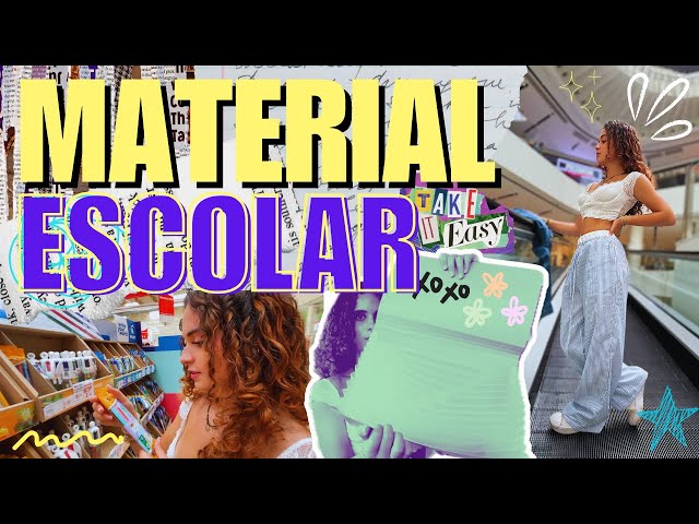 💖 HAUL de MATERIAL ESCOLAR para 1º de BACHILLERATO! 📚 Estás List@ para Volver? 💜 El Mundo de Clodett