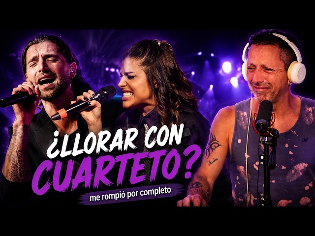 Can you cry to CUARTETO? Reaction to Euge Quevedo and La Konga (Víveme)