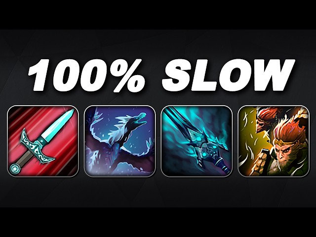 100% SLOW Arctic Burn + Curse of Avernus + Stifling Dagger | Dota 2 Ability Draft