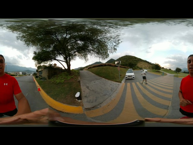 Entrenamiento en cuesta de 10 mts - Vídeo 360