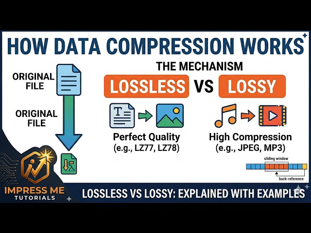 Lossless vs Lossy Compression Explained with Examples | Which one is better ?
