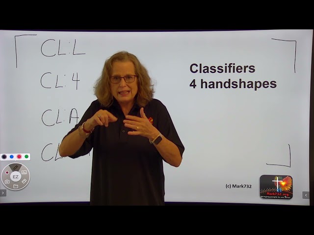 Additional ASL-2 videos Classifier 4 Handshapes