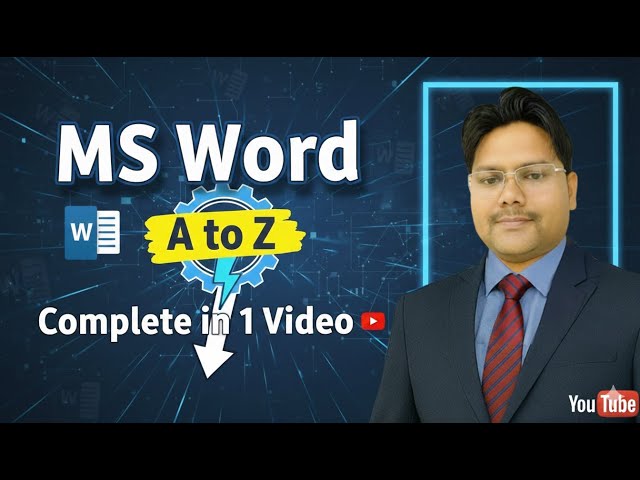 MS Word 2026 | Microsoft Word |MS Word tutorial | MS Word in Hindi | MS Word full course