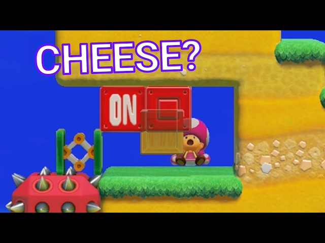 I Needed To CHEESE This Crazy 10-Second Level — Mario Maker 2 Super Expert (No-Skips)