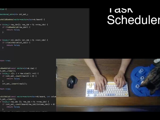 ASMR coding with Cat