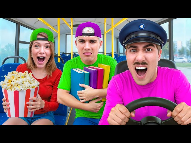 TIPOS DE PERSONAS EN EL BUS !!