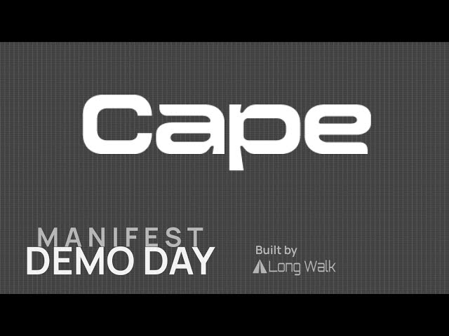 Cape: Private and Secure Mobile Carrier | Manifest: Demo Day 2025