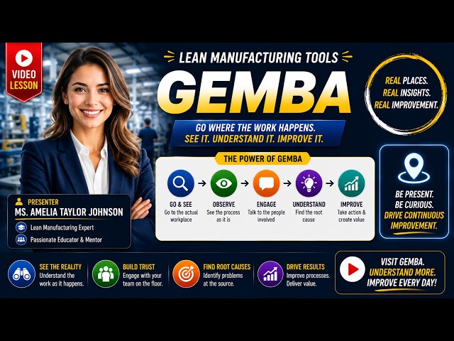 1436 Gemba | Problem Solving | Lean Manufacturing Tools
