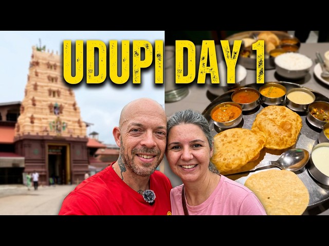 Our First Day in Udupi Felt Unexpectedly Perfect | Temples, Food & Coastal Vibes 🇮🇳