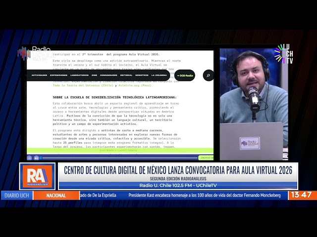 Aula Virtual  2 en Radio Universidad de Chile