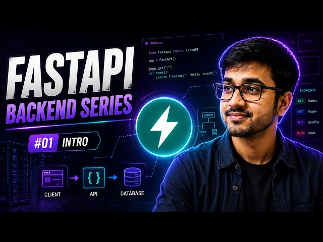 FastAPI Tutorial for Beginners 2026 | Complete Backend Development Course with Python