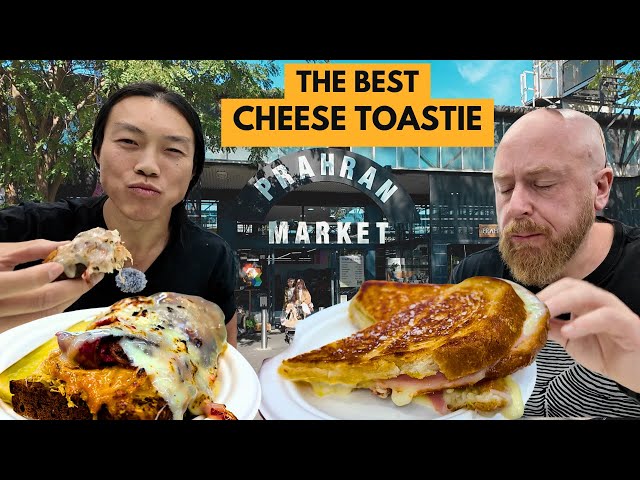 We Found the Best Cheese Toastie in Melbourne at Prahran Market!