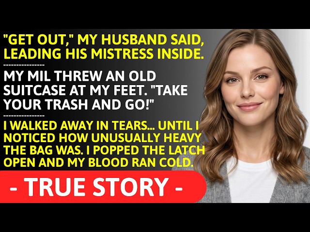 My Husband Kicked Me Out For His Mistress—Then My Mother-in-Law Threw Me A "Worthless" Suitcase