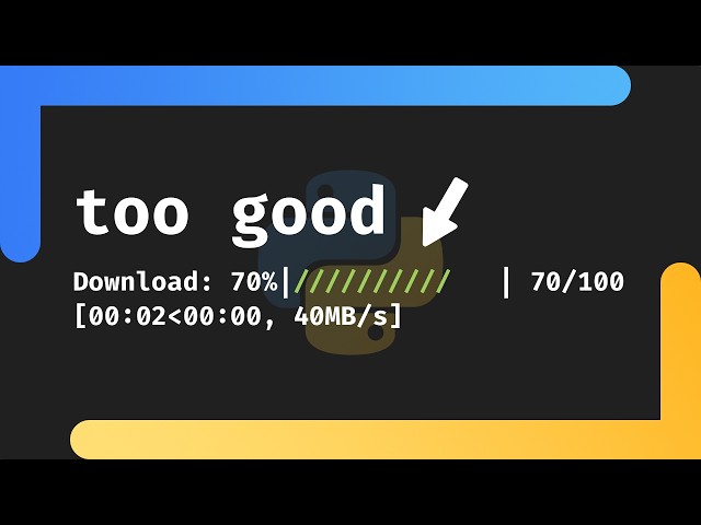 "tqdm" is Awesome in Python