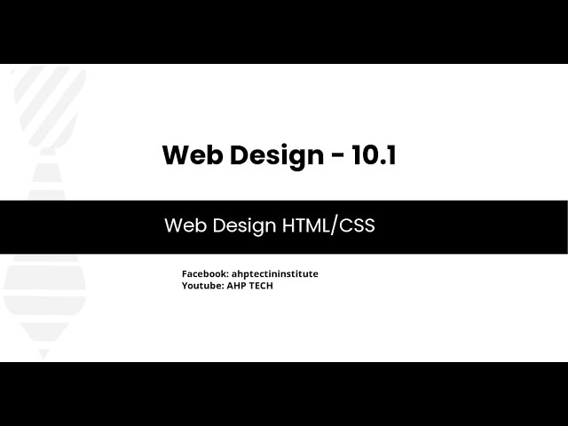 Web design HTMLCSS part 10.1 |  html CSS tutorial |  html tutorial  Bangla