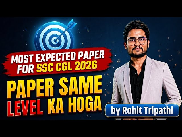 SSC CGL 2026 - Expected Maths Paper Set-1 by Rohit Tripathi
