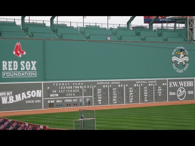 MLB Hits off the Green Monster