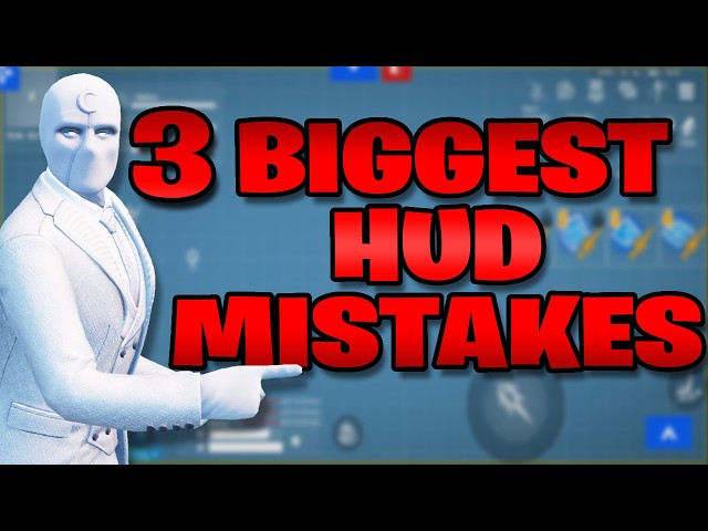 The 3 Biggest MISTAKES With Your HUD + Settings… (Fortnite Mobile)