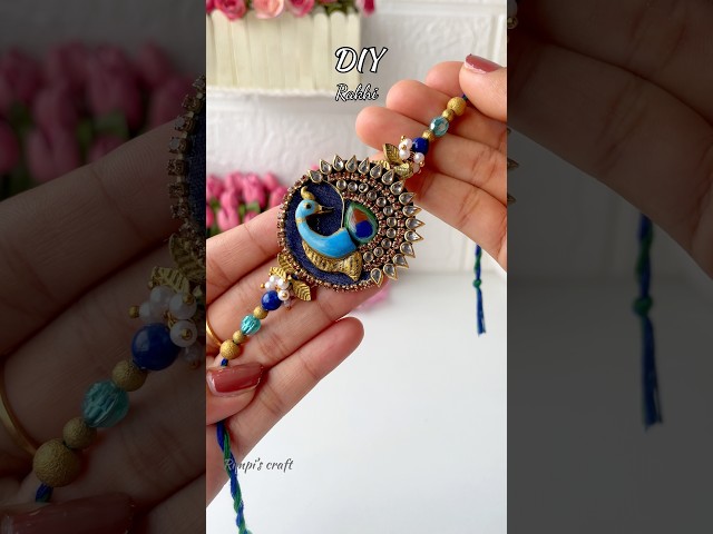 DIY Rakhi #shorts #viralshorts #viralvideo #handmade #handcrafted #diy #craft #craftideas  #rakhi