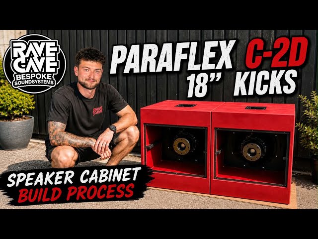 ¡Proceso de construcción de altavoces Paraflex C-2D de 18” en 24 horas!