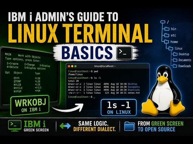 From AS400 to Linux Terminal Basics (IBM i to Linux)