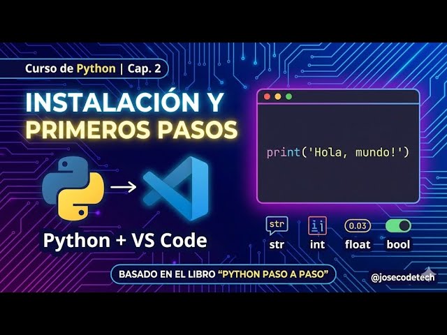 💻 Python Course | Chapter 2: Installing Python and VS Code + Your First "Hello World"