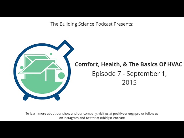 Comfort, Health, & The Basics Of HVAC | The Building Science Podcast - Episode 7