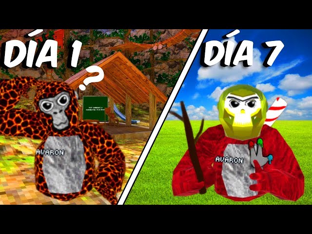Pasé 7 DÍAS jugando a GORILLA TAG