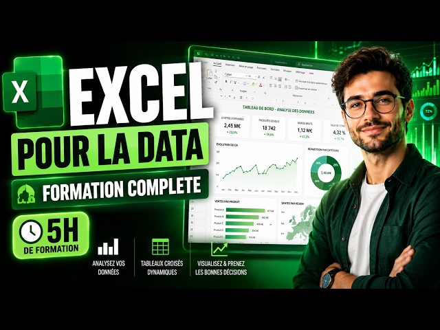 EXCEL POUR DATA ANALYST : la formation complète de A à Z