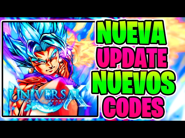 NUEVA DRAGON BALL UPDATE en UNIVERSAL TOWER DEFENSE X  [NEW CODES]  #roblox