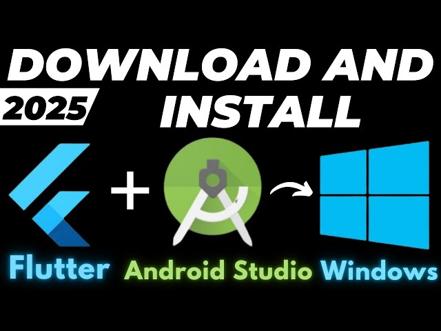 How to Download and Install Flutter on Windows 10/11 | Setup Android Studio for Flutter