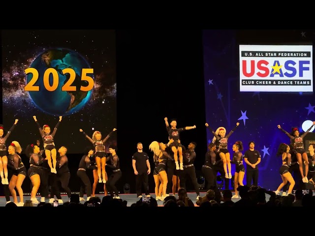 Cheer Extreme Code Black Worlds 2025! HIT!!