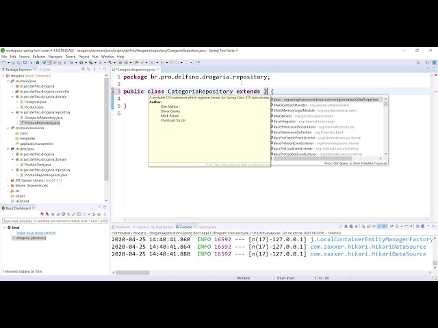 [Desenvolvimento Back-end em Java com Spring] 33 - Repositório da Categoria