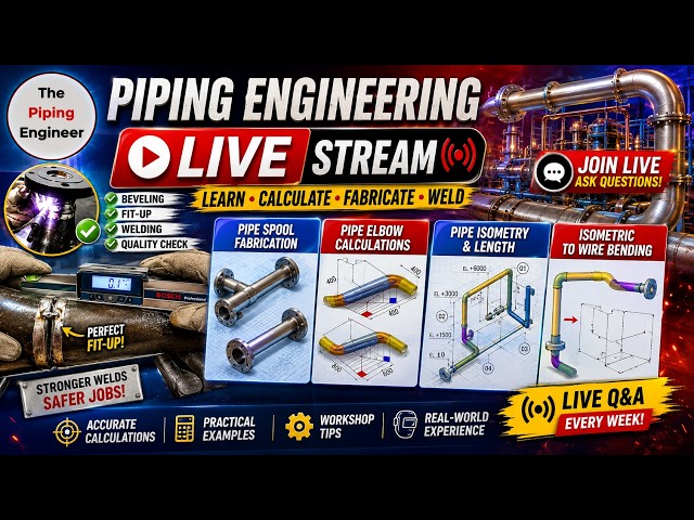 Piping Engineering for Beginners & Pros | Fabrication, Welding, Drawings