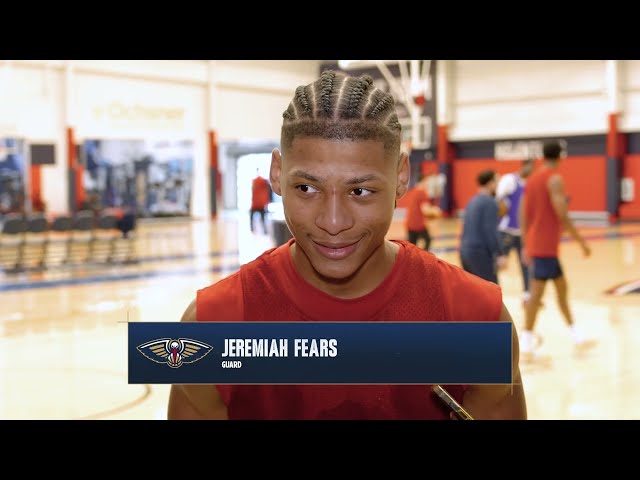 Jeremiah Fears on competitiveness in practices | Pelicans Training Camp 2026