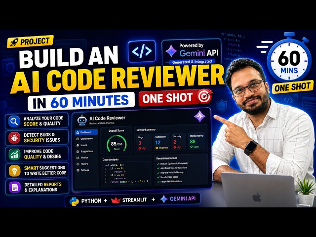 Build an AI Code Reviewer in 60 Minutes | Gemini API + Python + Streamlit