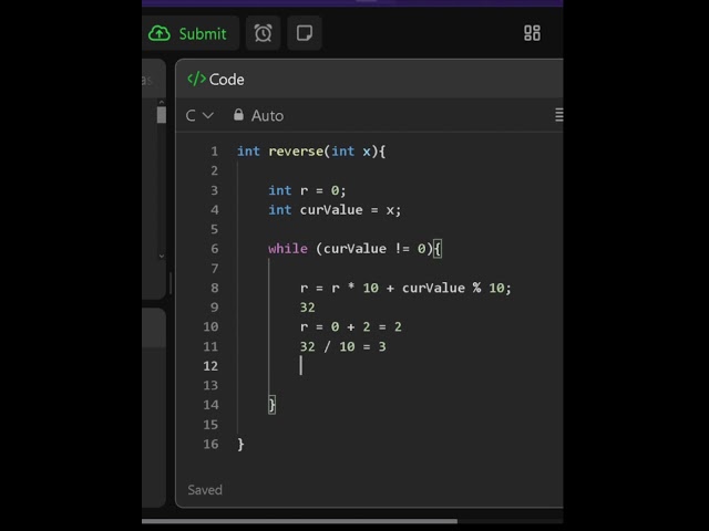 Invirtiendo un número #c #python #javascript #coding #tutorial #ensamblador #code #holamundo