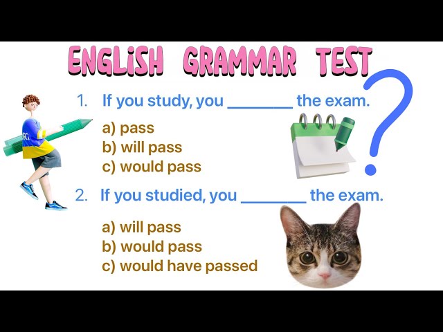 If Conditionals - Conditional sentences in English Grammar