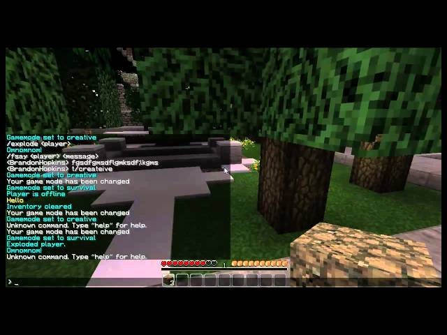 Bukkit Plugin Tutorial: CommandBin - Commands required for a server!