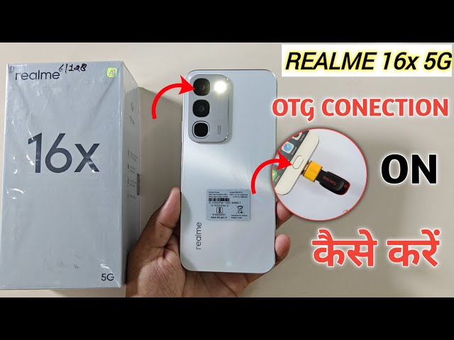 How to connect OTG in Realme 16x !! Realme 16x otg connect !! Realme 16x 5g