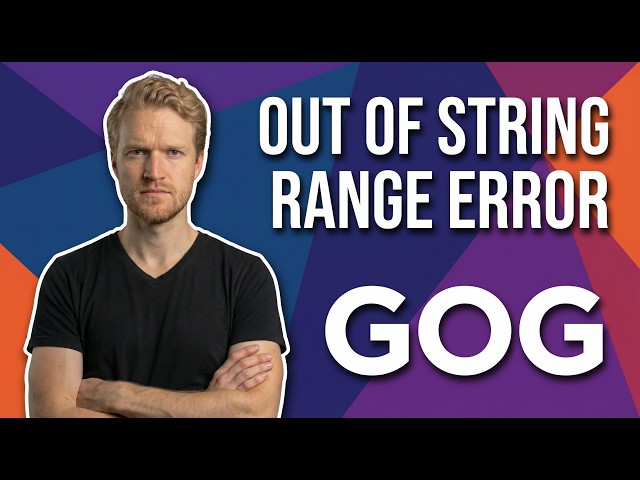 Fix Gog Runtime Error Out Of String Range (Easy Guide)