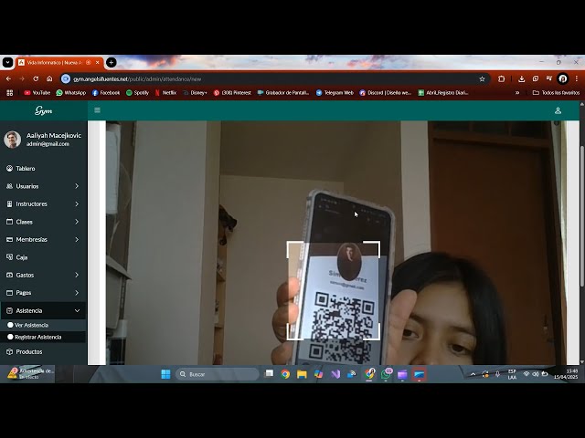Gym system with Codeigniter 4 and MySQL. Discover how it works!