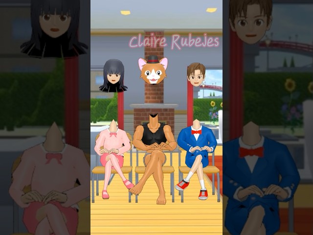 Choose The Right Face | SAKURA School Simulator #sakuraschoolsimulator #shorts #sakura #ytshorts