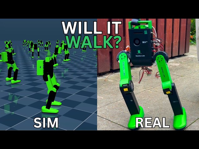 I Trained a Robot in Simulation. Then I Made It Walk.