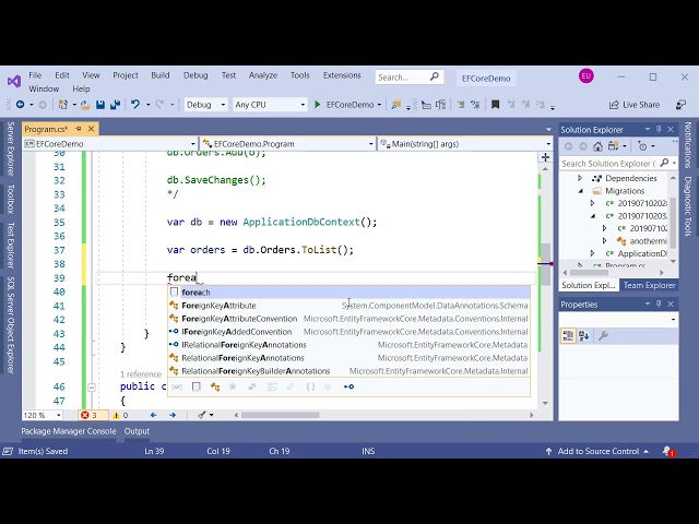 Entity Framework Core Basics - How do I: retrieve all instances of an entity?