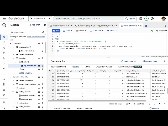 Practical AI 010a: Using BigQuery ML