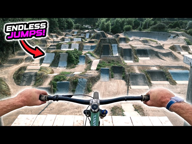 POSSIBLY THE BEST MTB JUMP PARK EVER - ENDLESS DIRT JUMPS!