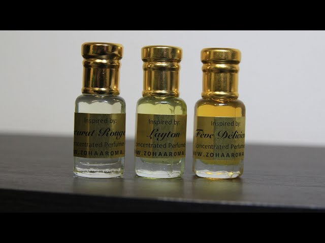 ZOHA AROMA FRAGRANCE OILS REVIEW + GIVEAWAY | BACCARAT ROUGE 540, DIOR FEVE DELICIEUSE CLONES